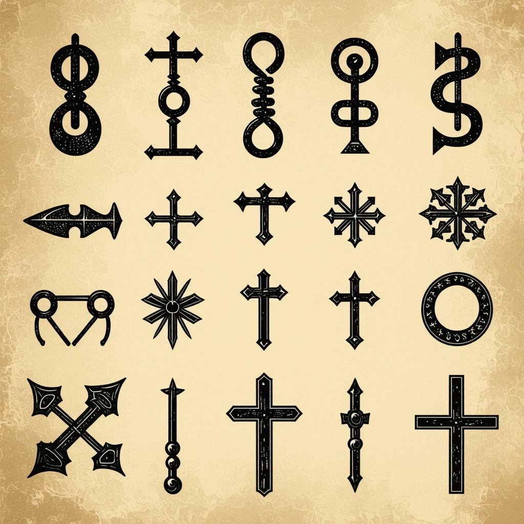 A collage of cultural symbols and superstitions influencing daily life and decision-making