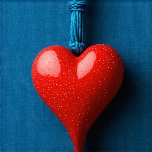 Colorful collection of love charms and symbols from different cultures