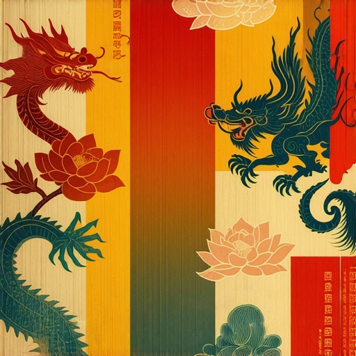 Asian Mythical Symbols and Their Deep Meaning Collage of Asian mythical symbols including dragons, phoenixes, and lotus flowers emphasizing their spiritual significance.