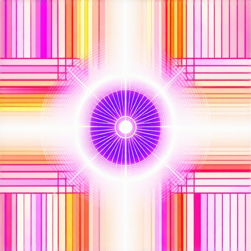 A person meditating surrounded by sacred geometries and cosmic light for spiritual awakening